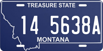 MT license plate 145638A