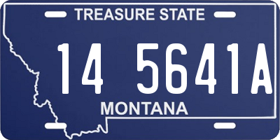MT license plate 145641A