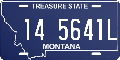 MT license plate 145641L