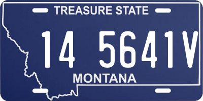 MT license plate 145641V