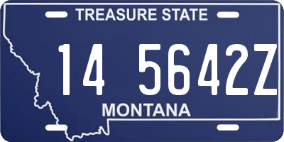 MT license plate 145642Z