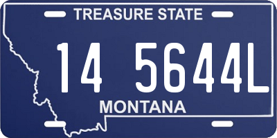 MT license plate 145644L