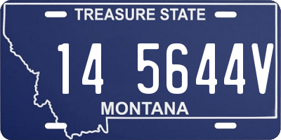 MT license plate 145644V