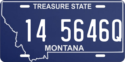MT license plate 145646Q