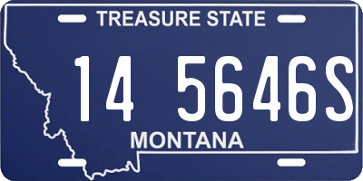 MT license plate 145646S
