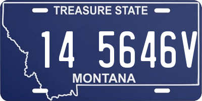 MT license plate 145646V