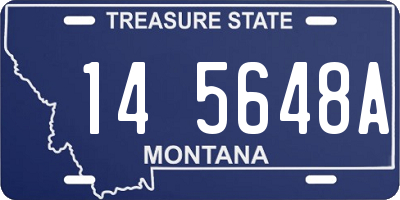 MT license plate 145648A