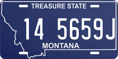 MT license plate 145659J