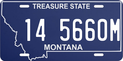 MT license plate 145660M