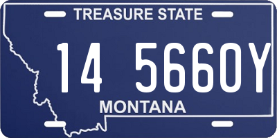 MT license plate 145660Y
