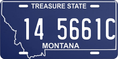 MT license plate 145661C