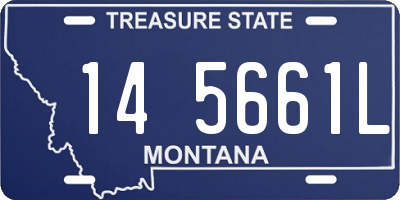 MT license plate 145661L