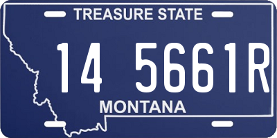 MT license plate 145661R