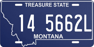MT license plate 145662L