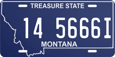 MT license plate 145666I