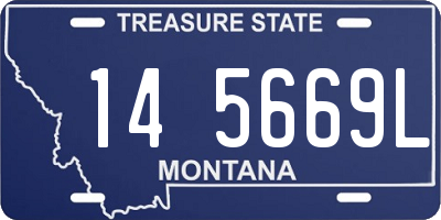 MT license plate 145669L