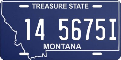 MT license plate 145675I