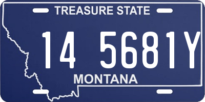 MT license plate 145681Y