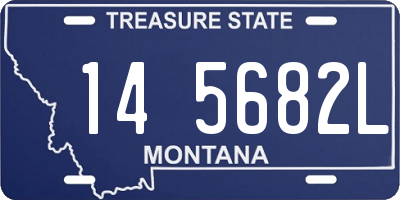 MT license plate 145682L