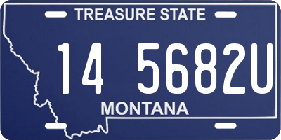 MT license plate 145682U
