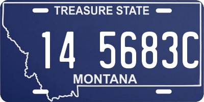 MT license plate 145683C