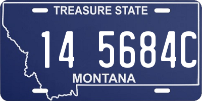 MT license plate 145684C