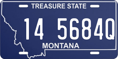 MT license plate 145684Q