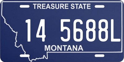 MT license plate 145688L