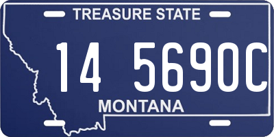 MT license plate 145690C