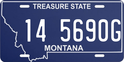 MT license plate 145690G