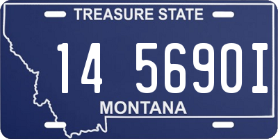 MT license plate 145690I