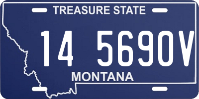 MT license plate 145690V