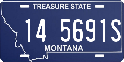 MT license plate 145691S