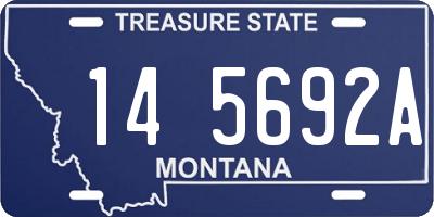 MT license plate 145692A