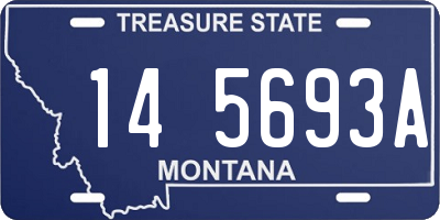 MT license plate 145693A