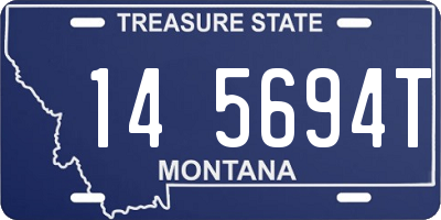 MT license plate 145694T