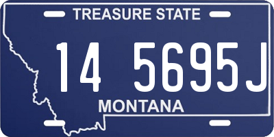 MT license plate 145695J
