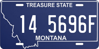 MT license plate 145696F