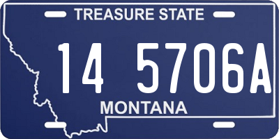 MT license plate 145706A