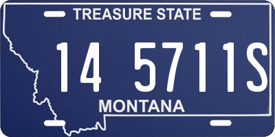 MT license plate 145711S