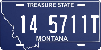 MT license plate 145711T