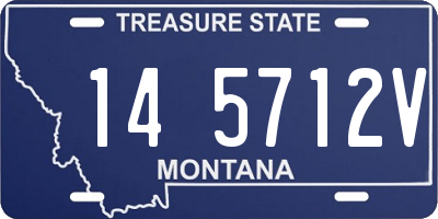 MT license plate 145712V