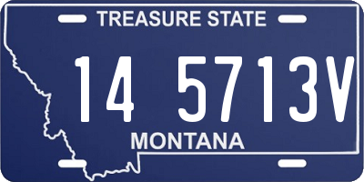 MT license plate 145713V