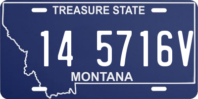 MT license plate 145716V