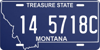 MT license plate 145718C