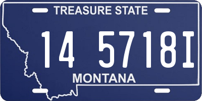 MT license plate 145718I
