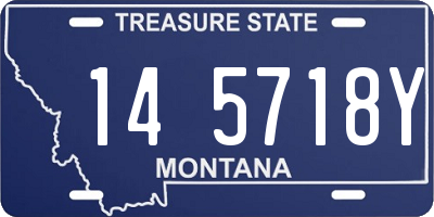 MT license plate 145718Y
