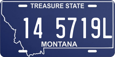 MT license plate 145719L