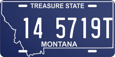 MT license plate 145719T