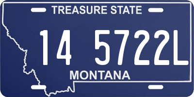 MT license plate 145722L